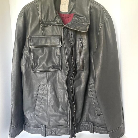 Free People Leather Utility Jacket - Picture 14 of 15